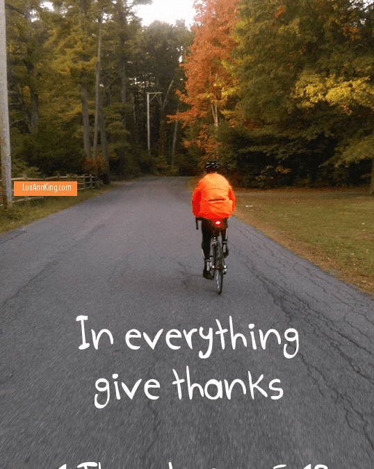 Gratitude and Thanksgiving