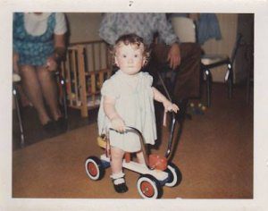 Lori King Biking First Birthday