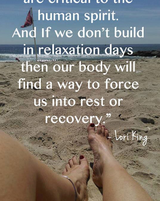 Relax! Before your Body Forces You To.