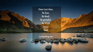 Rocky Mountain Sunrise and letter from God