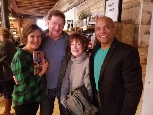 Lori King with Robin Danziger, Carol Lieberman and Jimmie D King at Rough Draft Bar and Books