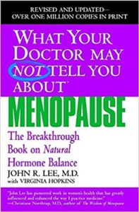What Your Doctor May Not Tell You About Menopause (TM): The Breakthrough Book on Natural Hormone Balance by John R Lee