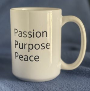Buy Mug: Passion Purpose Peace 