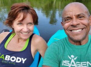 Jim and Lori Ann King kayaking